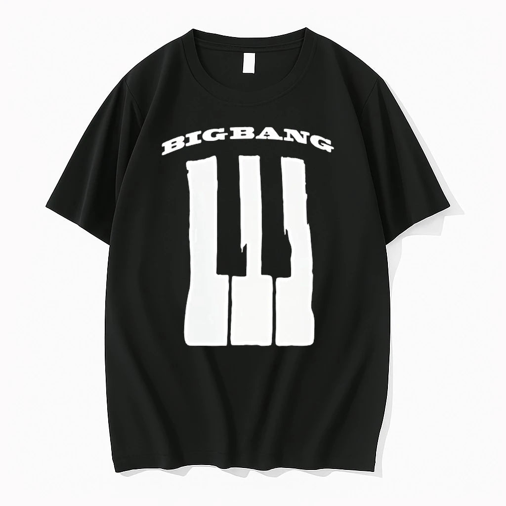 Officials Bigbang Piano Keys Logo K Pop Music Band Premium T Shirt