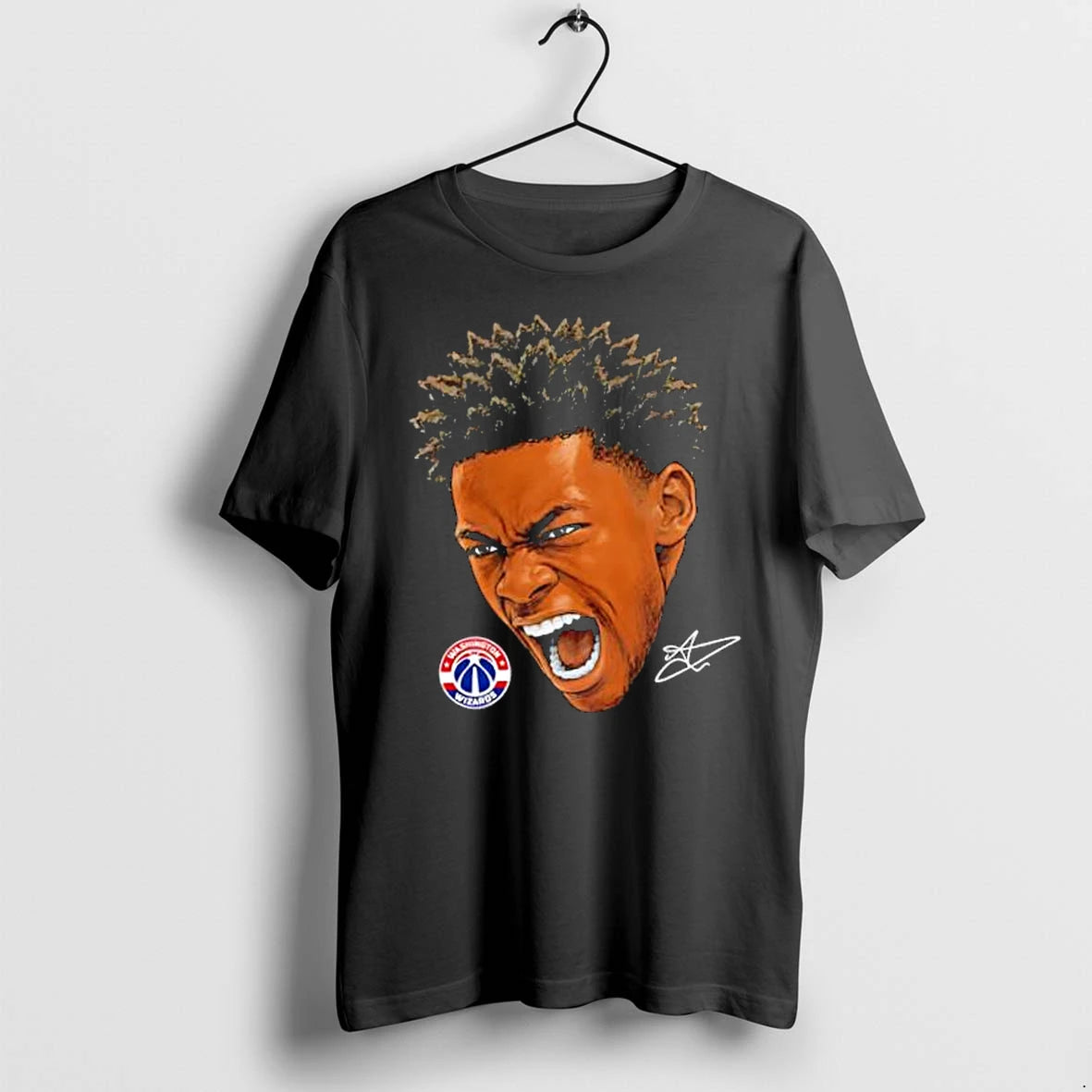 Officials Bilal Coulibaly Washington Wizards Nba Big Face Player Signature Premium T Shirt