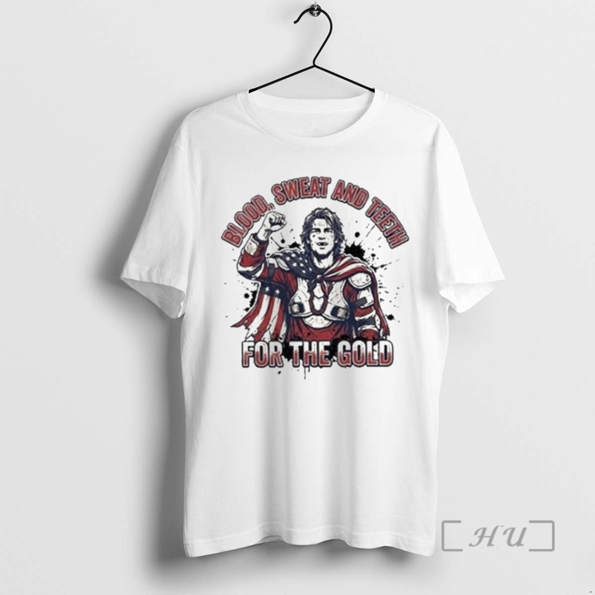 Officials Blood Sweat And Teeth For The Gold Usa Hockey T Premium T Shirts Sweater