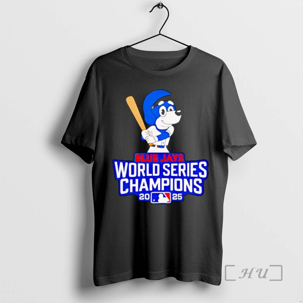 Officials Bluey Blue Jays World Series Champions 2025 Christmas Ornaments T Shirt Sweater