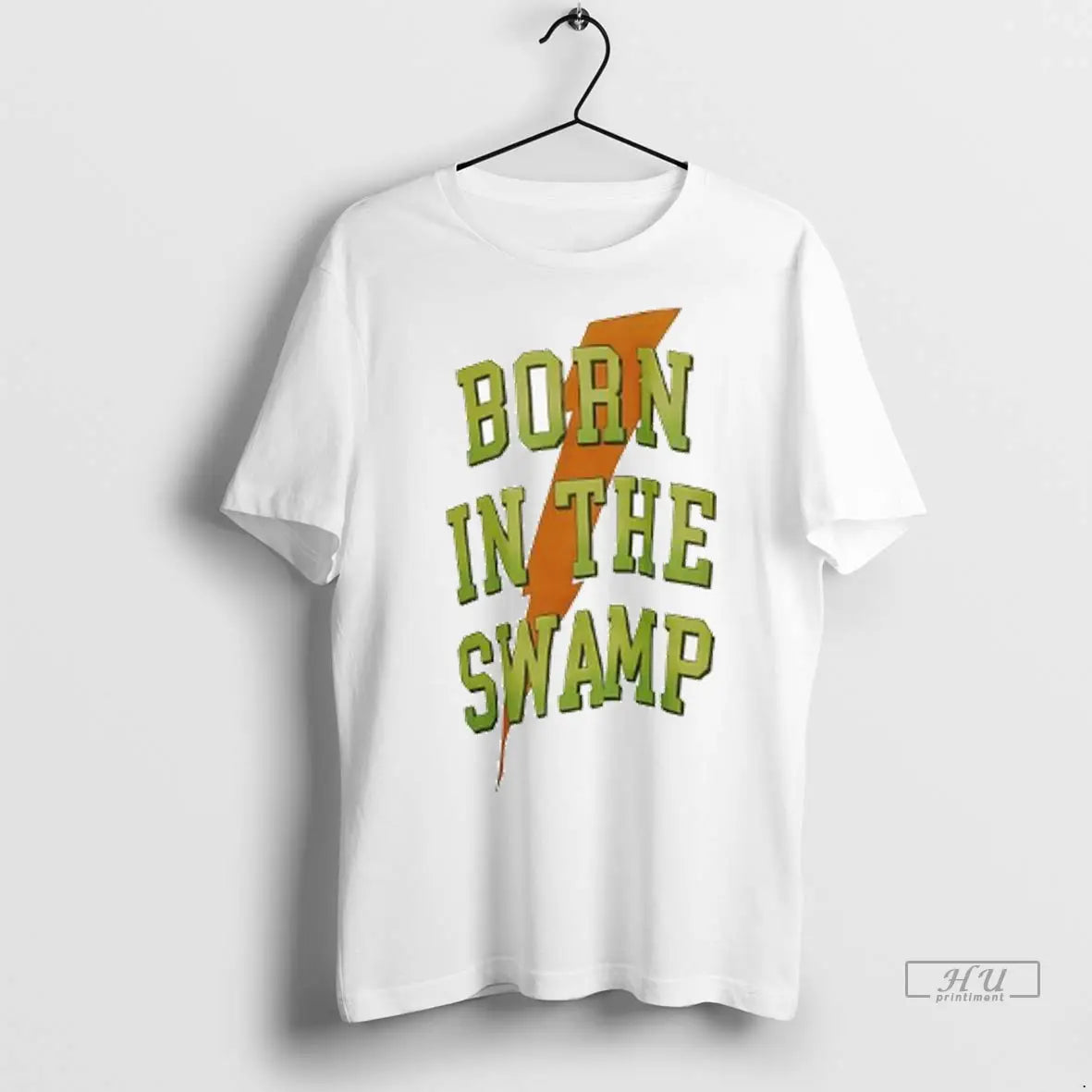 Officials Born In The Swamp Gatorade Logo Ladies T Shirts