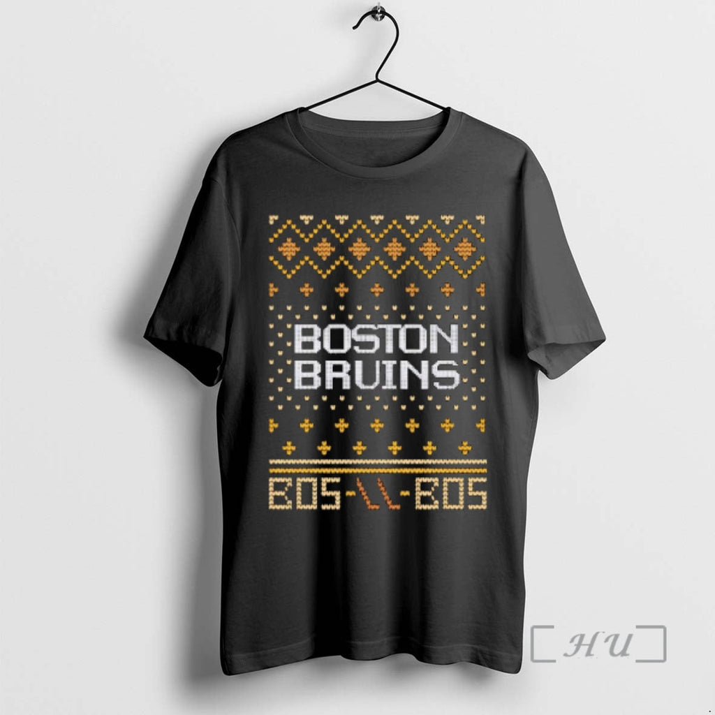 Officials Boston Bruins Chad And Jake Black X Mas Graphic