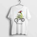 Officials Brraaap Kx 450 Wizard Frog Riding Green Motocross Bike Cartoon White Womens