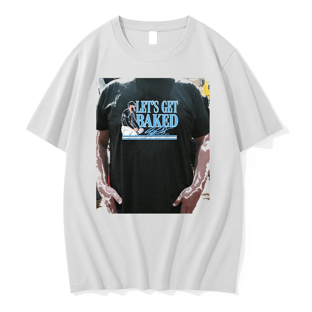 Officials Bryan Baker Tampa Bay Rays Lets Get Baked Signature Premium T Shirt
