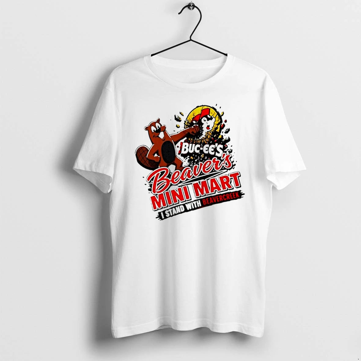 Officials Buc Ees Beavers Mini Mart I Stand With Beavercreek Premium T Shirt