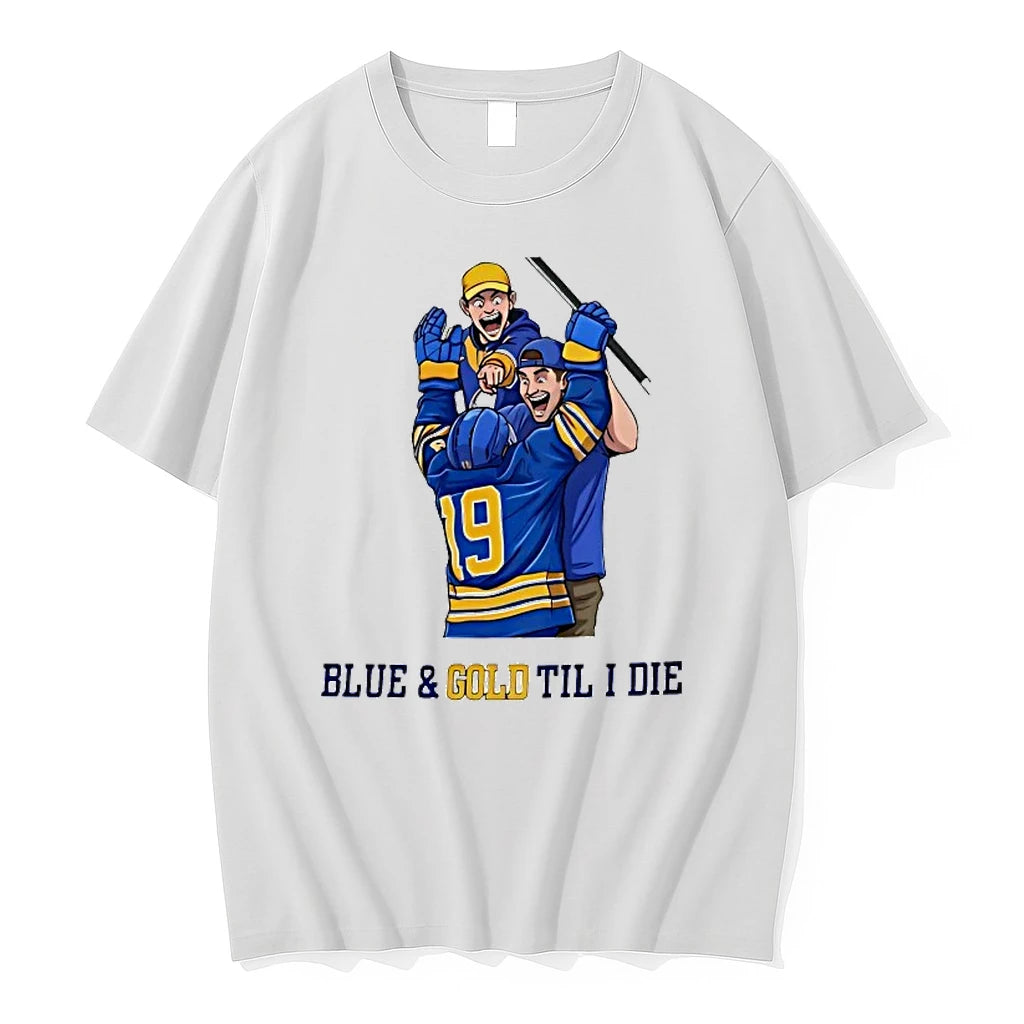 Officials Buffalo Sabres Bule And Gold Til I Die T Shirt Sweater