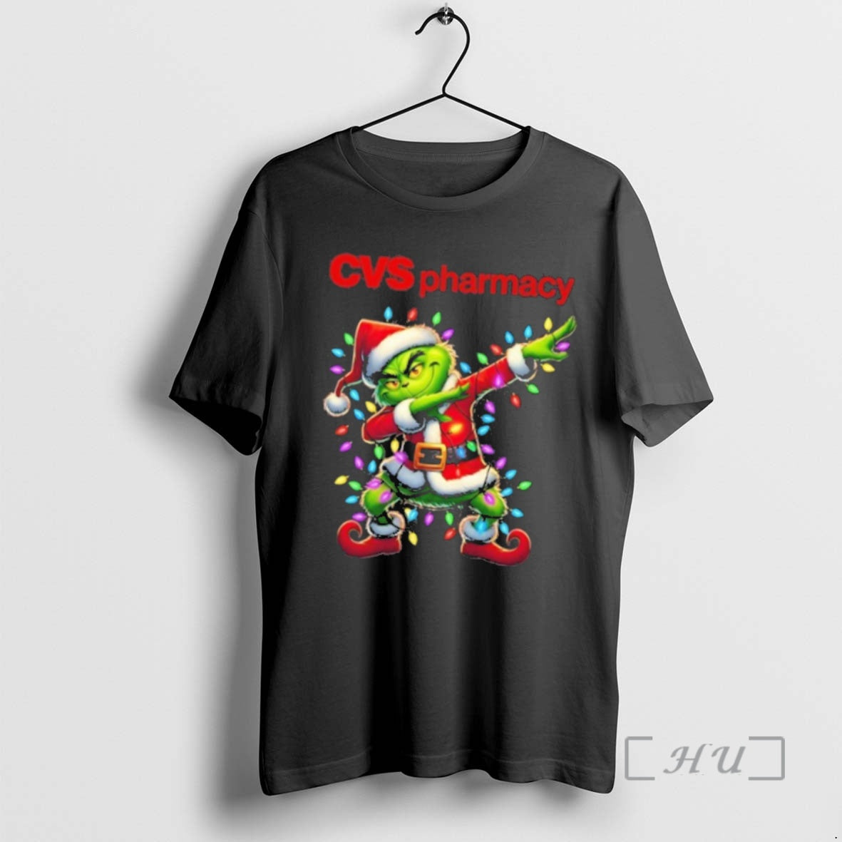 Officials Cvs Pharmacy Logo X Grinch Dabbing Light Christmas T Shirt Sweater