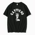 Officials Caffiend Misfits Skull Holding Coffee Cup T Shirt Sweater