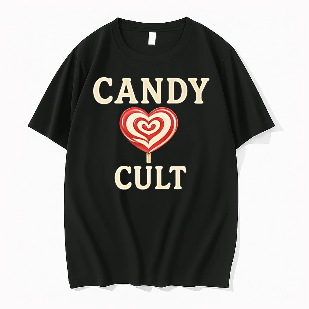 Officials Candy Cult Heart Lollipop Sweet Premium T Shirt