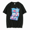 Officials Cartoon Comic Book Panels Water Wave Calico Cat Skateboarding Monkey Mens T Shirt Sweater