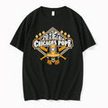 Officials Chicagos Pope Baseball City Skyline Emblem Premium T Shirt