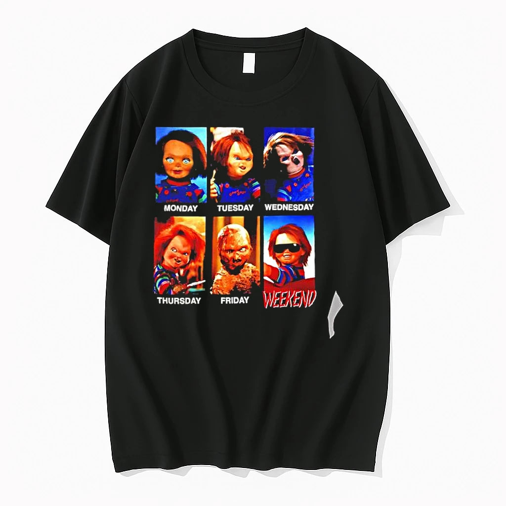 Officials Chucky Childs Play Monday Tuesday Wednesday Thursday Friday Weekend Humor Premium T Shirt