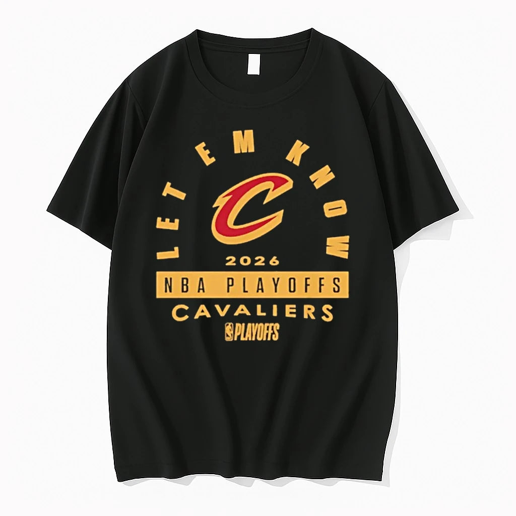 Officials Cleveland Cavaliers Let Em Know Nba Playoffs 2026 T Shirt Sweater