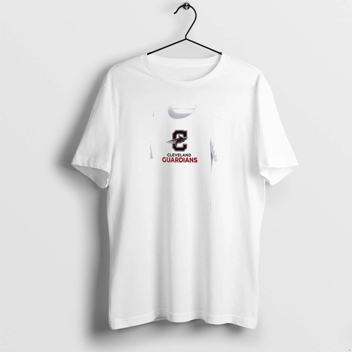 Officials Cleveland Guardians Logo Skull Bat Crossed Baseball White Mens Premium T Shirt