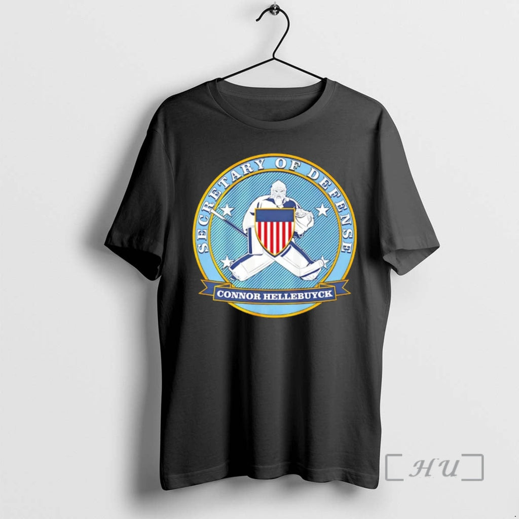 Officials Connor Hellebuyck Winnipeg Jets Nhl Secretary Of Defense Logo
