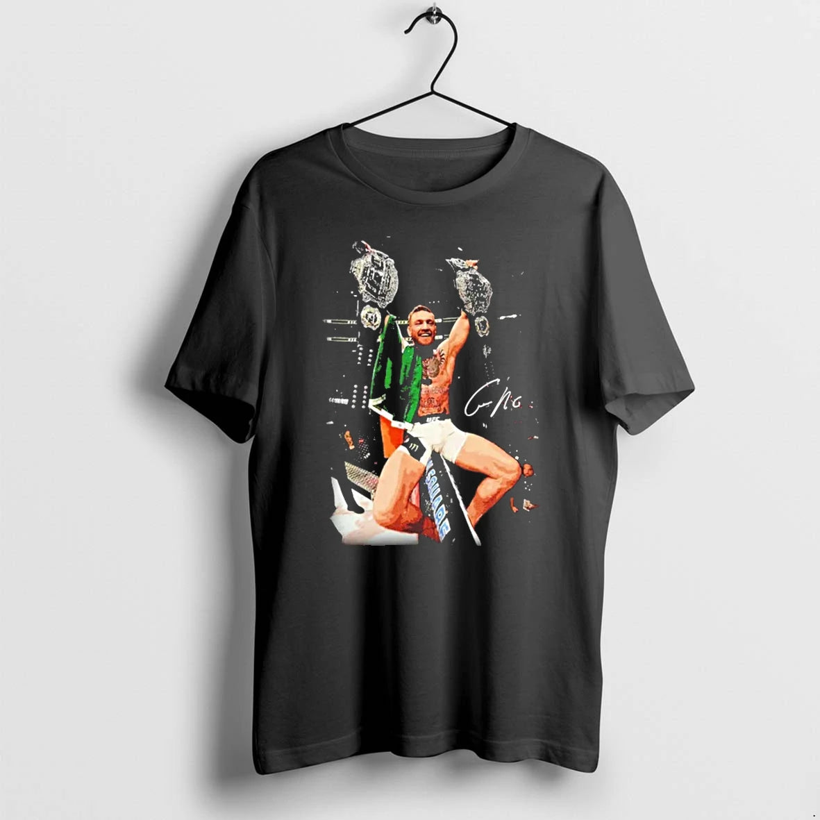 Officials Conor Mcgregor Ufc Champion Double Belt T Shirt Sweater