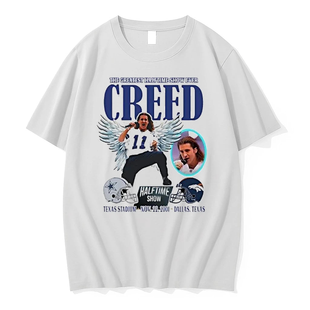 Officials Creed The Greatest Halftime Show Ever Texas Stadium 2001 Premium T Shirt