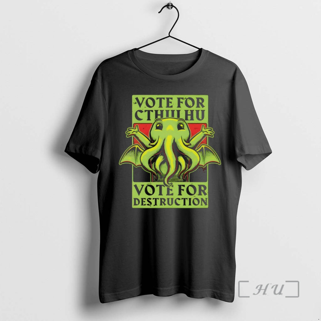 Officials Cthulhu Vote For Destruction Cartoon
