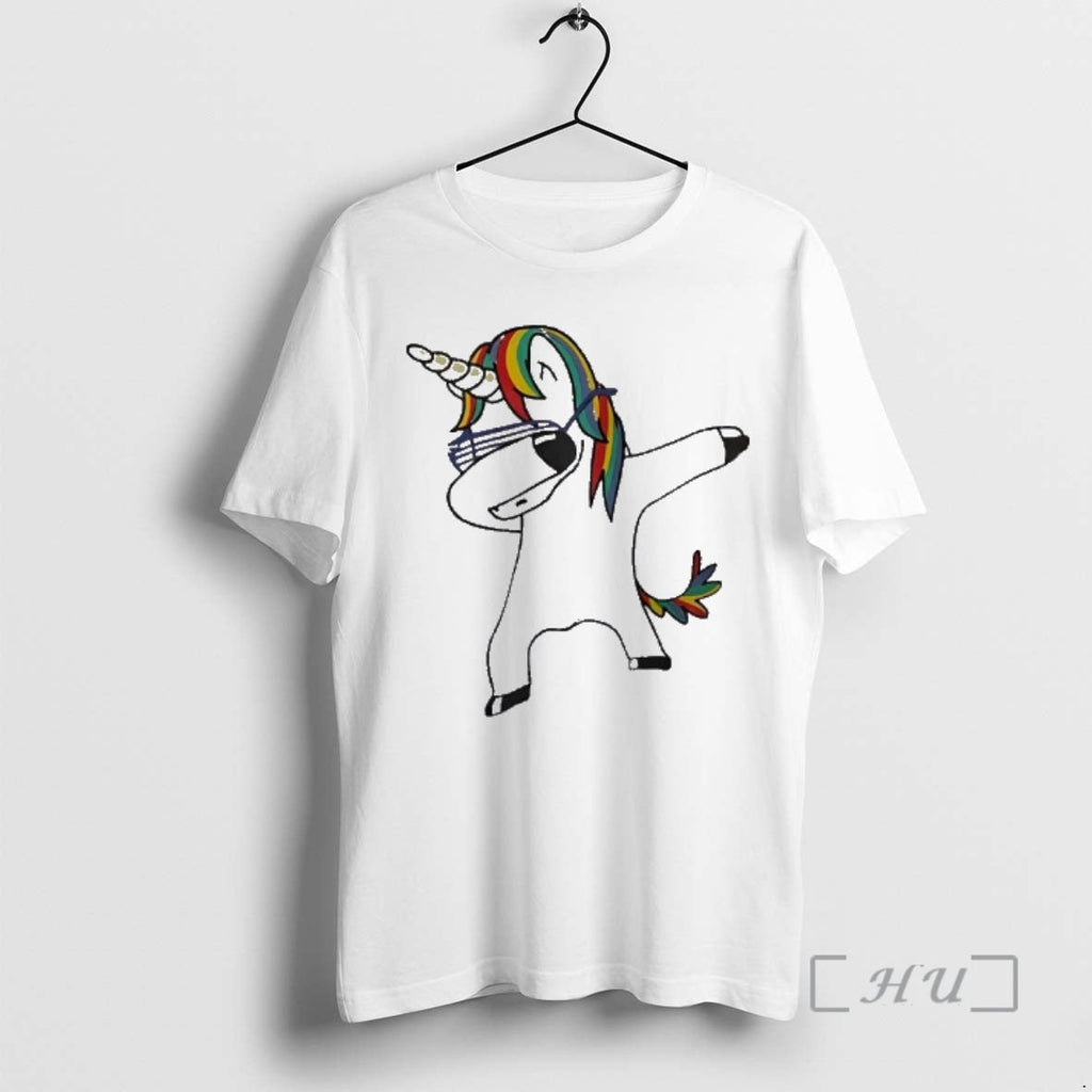 Officials Dabbing Unicorn With Rainbow Hair And Shutter Shades