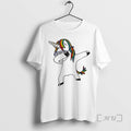 Officials Dabbing Unicorn With Rainbow Hair And Shutter Shades