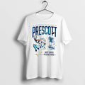 Officials Dak Prescott Dallas Cowboys Most Career Passing Yards Franchise Record Tee