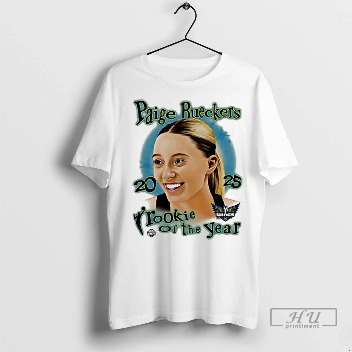 Officials Dallas Wings Paige Buekers 2025 Wnba Rookie Of The Year T Shirts