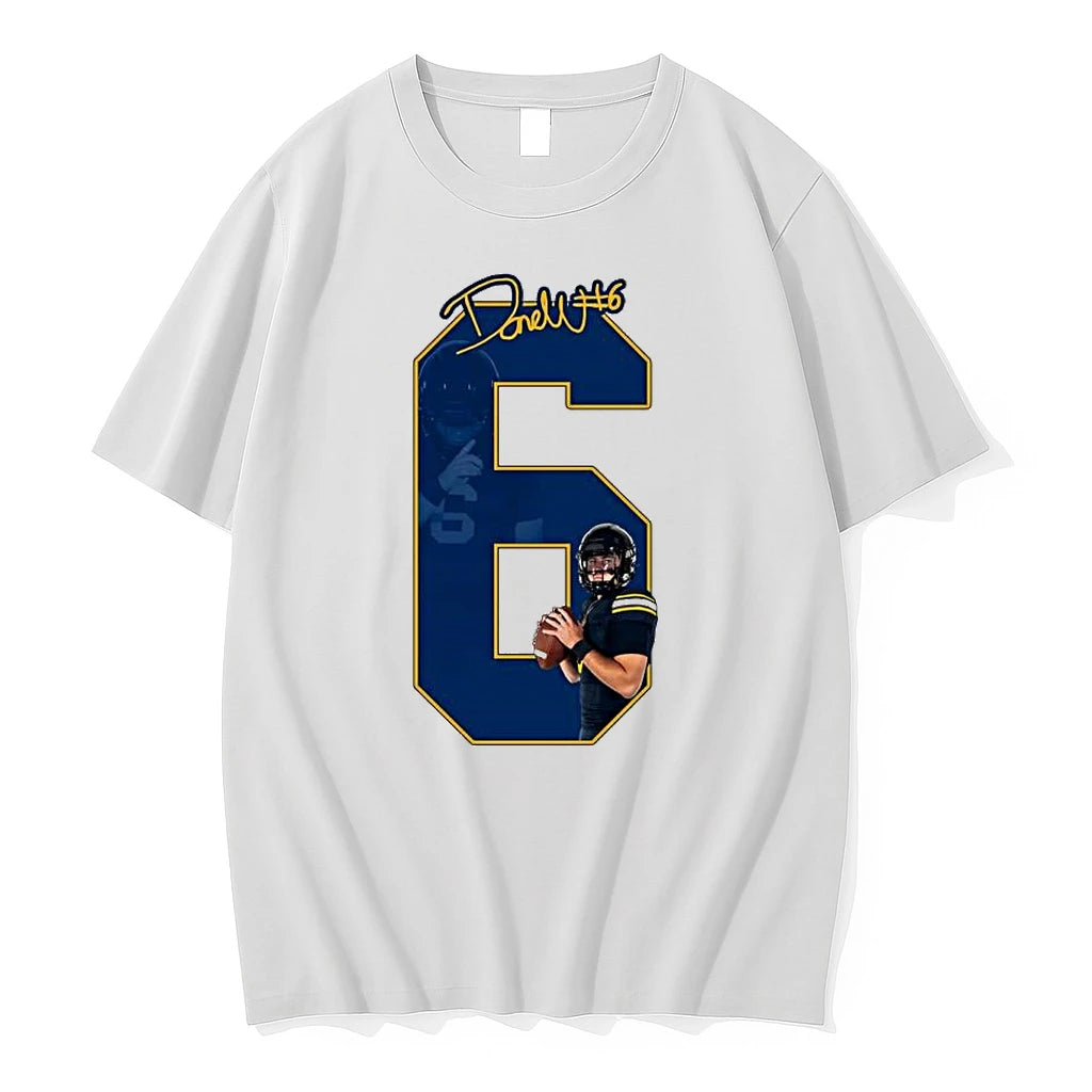 Officials Dane Weber California Golden Bears Ncaa Football Player Signature Women Premium T Shirt