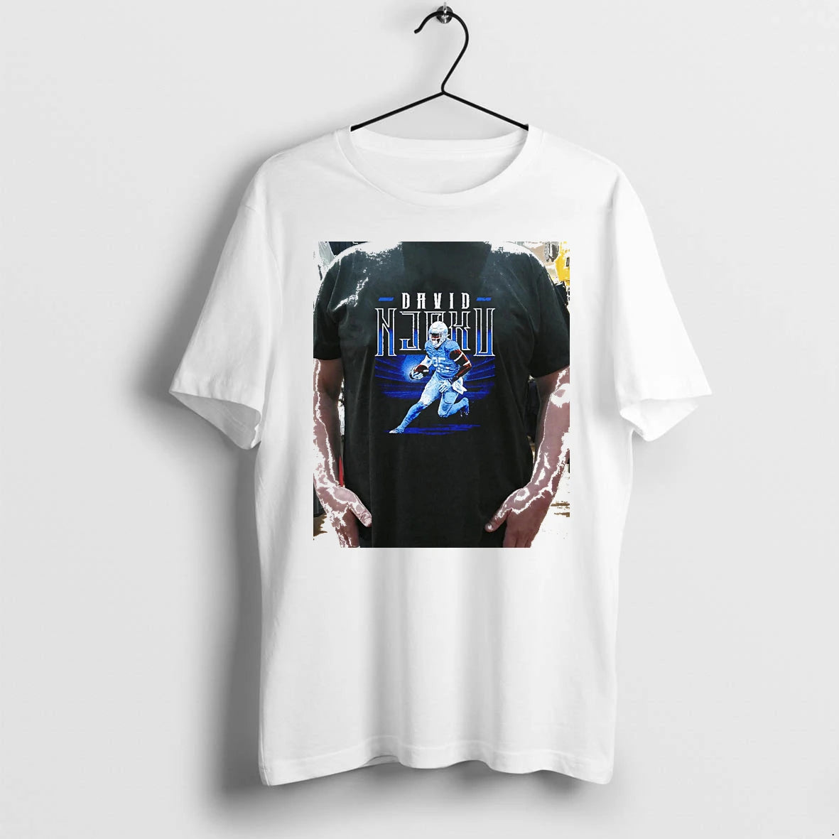 Officials David Njoku Los Angeles Chargers Player Name Premium T Shirt