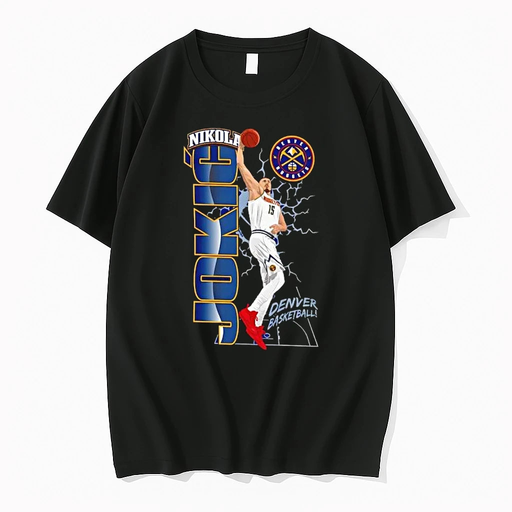 Officials Denver Nuggets Nikola Jokic Outerstuff Height Premium T Shirt