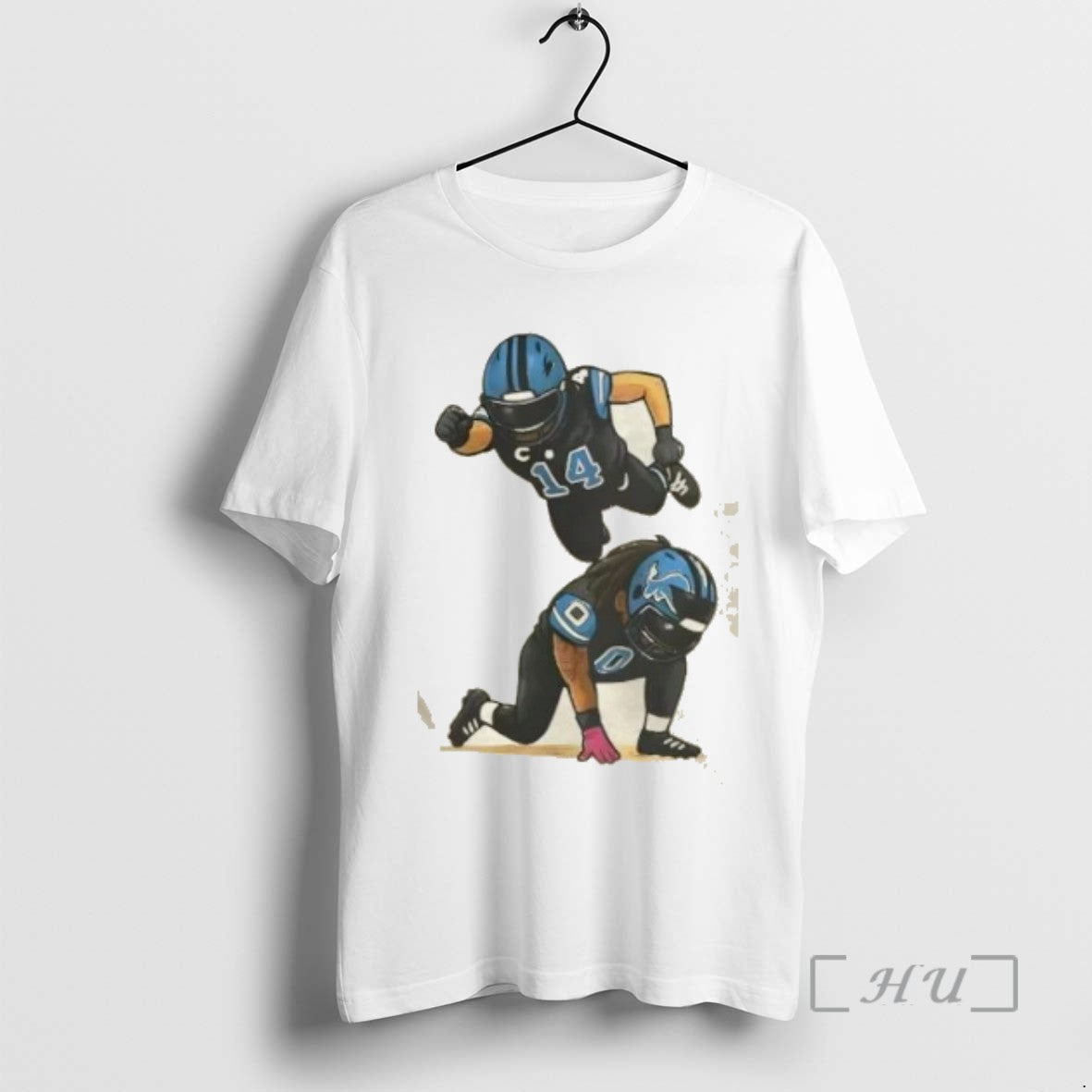 Officials Detroit Lions Football St Brown And Gibbs Superheroes Caricature Tee Shirt Sweater