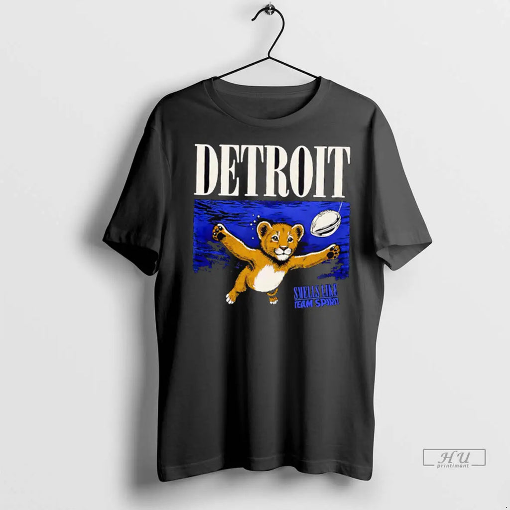 Officials Detroit Lions Smells Like Team Spirit T Shirts
