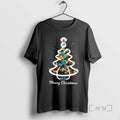 Officials Detroit Lions Stethoscope Nurse Christmas Tree Tee Shirt Sweater