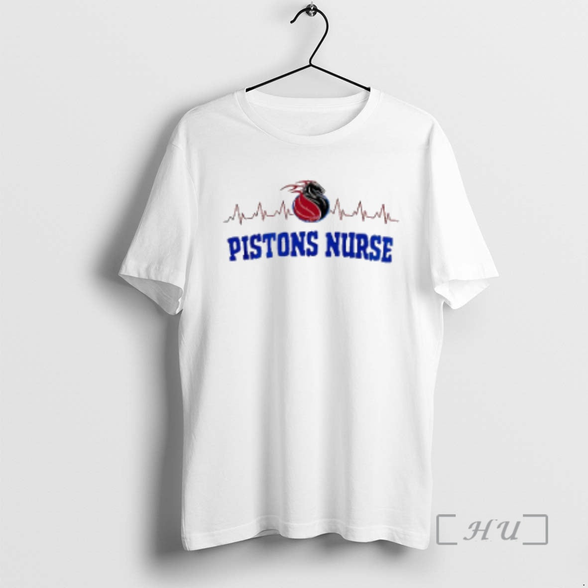 Officials Detroit Pistons This Nurse Love Her Bucks Nurse Appreciation Month Premium T Shirts Sweater Hoodie,... (Image 1)