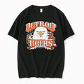 Officials Detroit Tigers 47 American Eagle Black T Shirt Sweater
