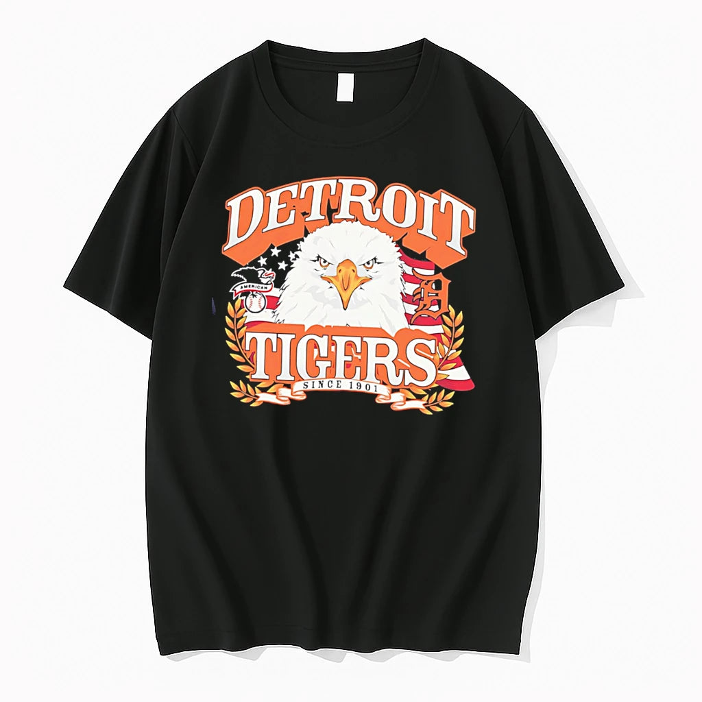 Officials Detroit Tigers Americana Eagle Celebrating Americas 250th Tee T Shirt Sweater