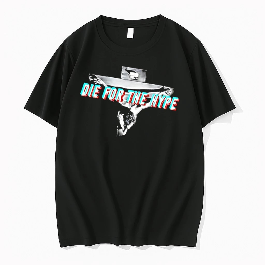 Officials Die For The Hype Jesus Christ Crucified On Cross High Contrast Mens