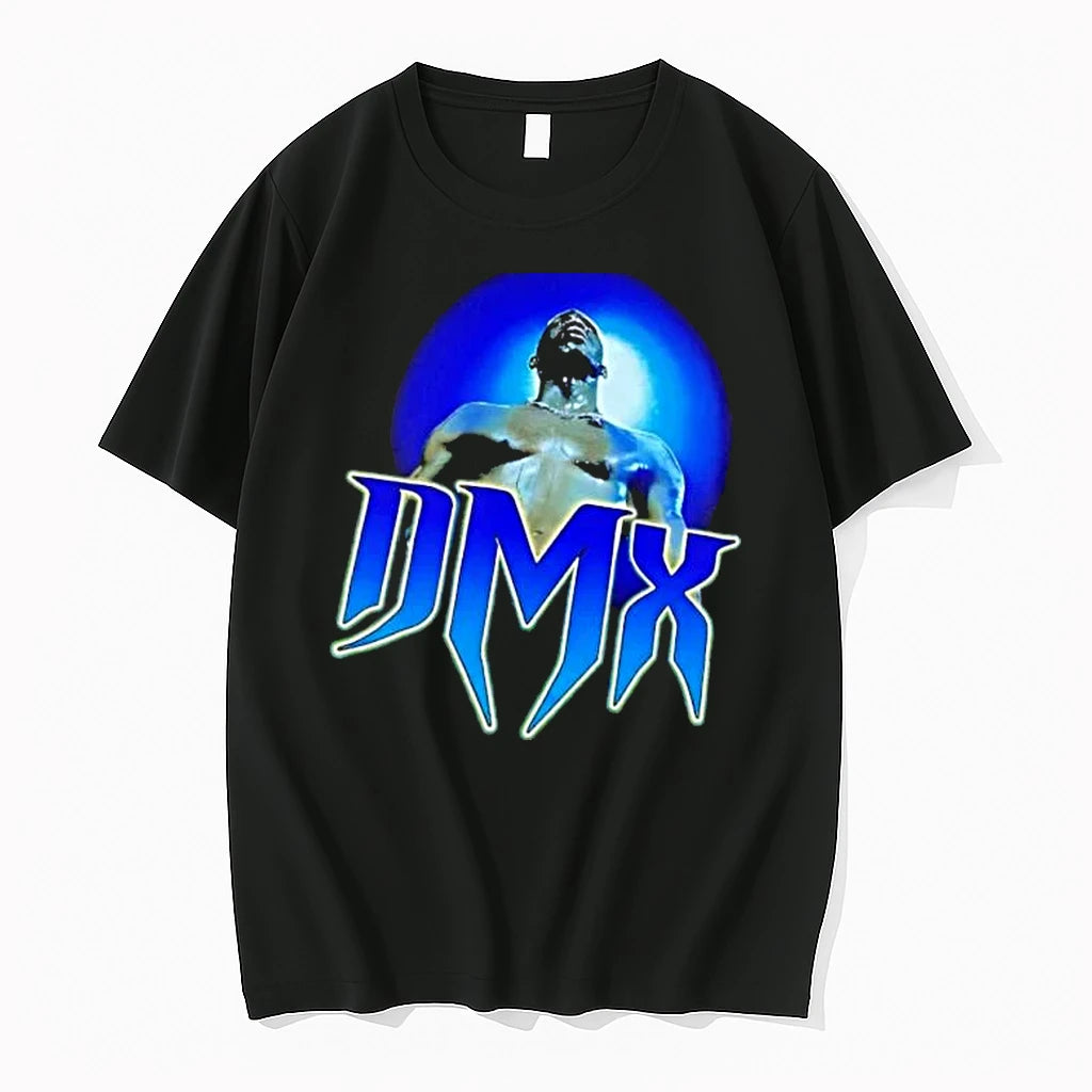 Officials Dmx Shirtless Rapper Looking Upward Blue Spotlight Bootleg Mens T Shirt Sweater