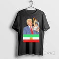 Officials Donald Trump Miga Make Iran Great Again Smokin Trump Flag Premium T Shirts Sweater