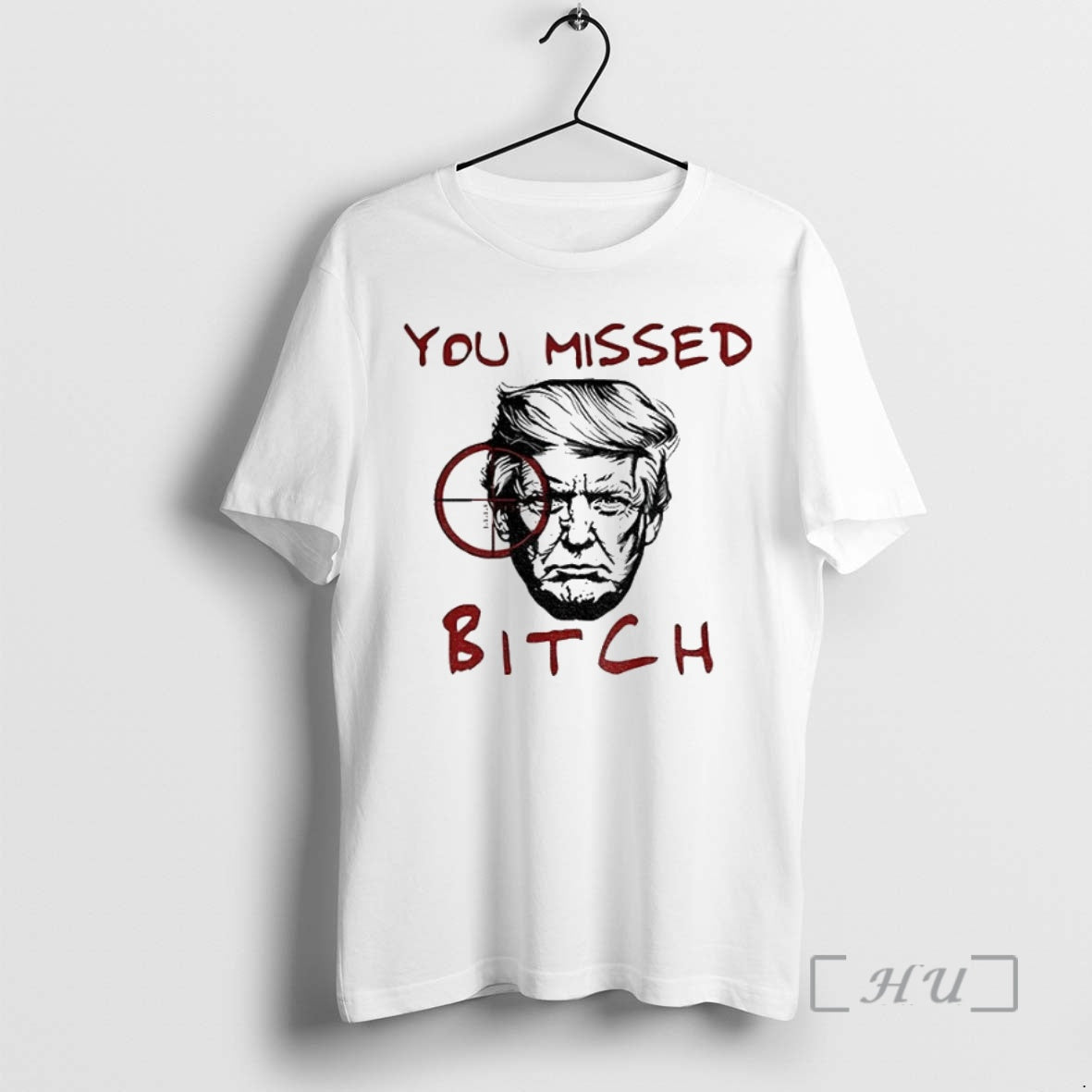 Officials Donald Trump Meme Sniper Gun You Missed Bitch Political T Shirt Sweater