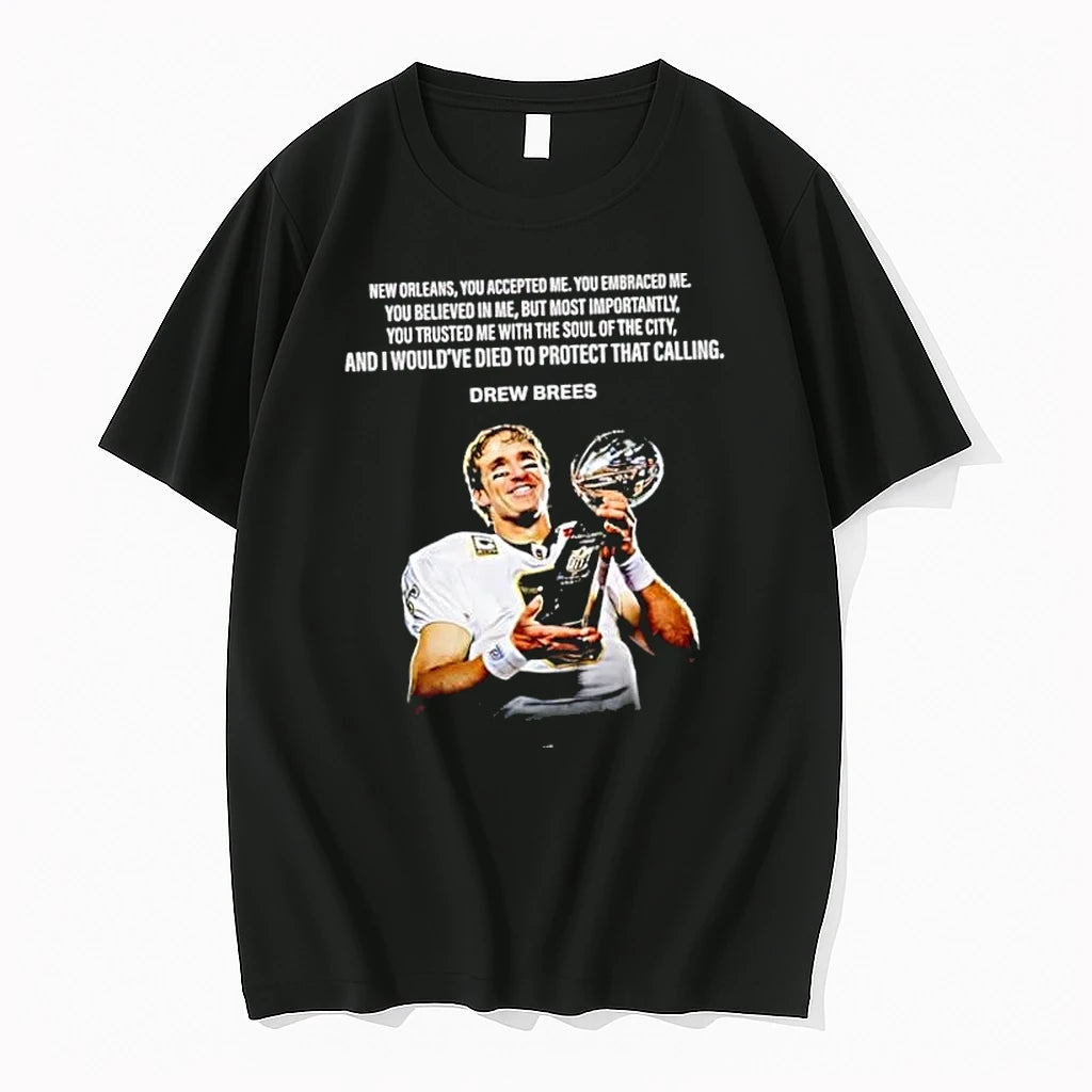 Officials Drew Brees New Orleans You Accepted Me Premium T Shirt
