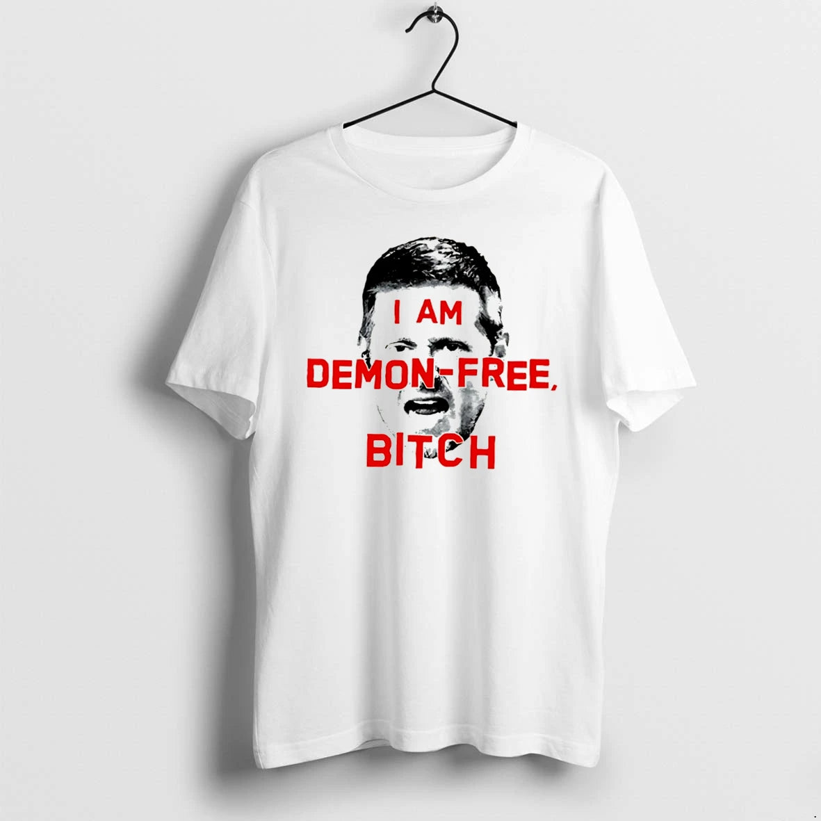 Officials Emergency Demon Free I Am Demon Free Bitch Tee Premium T Shirt