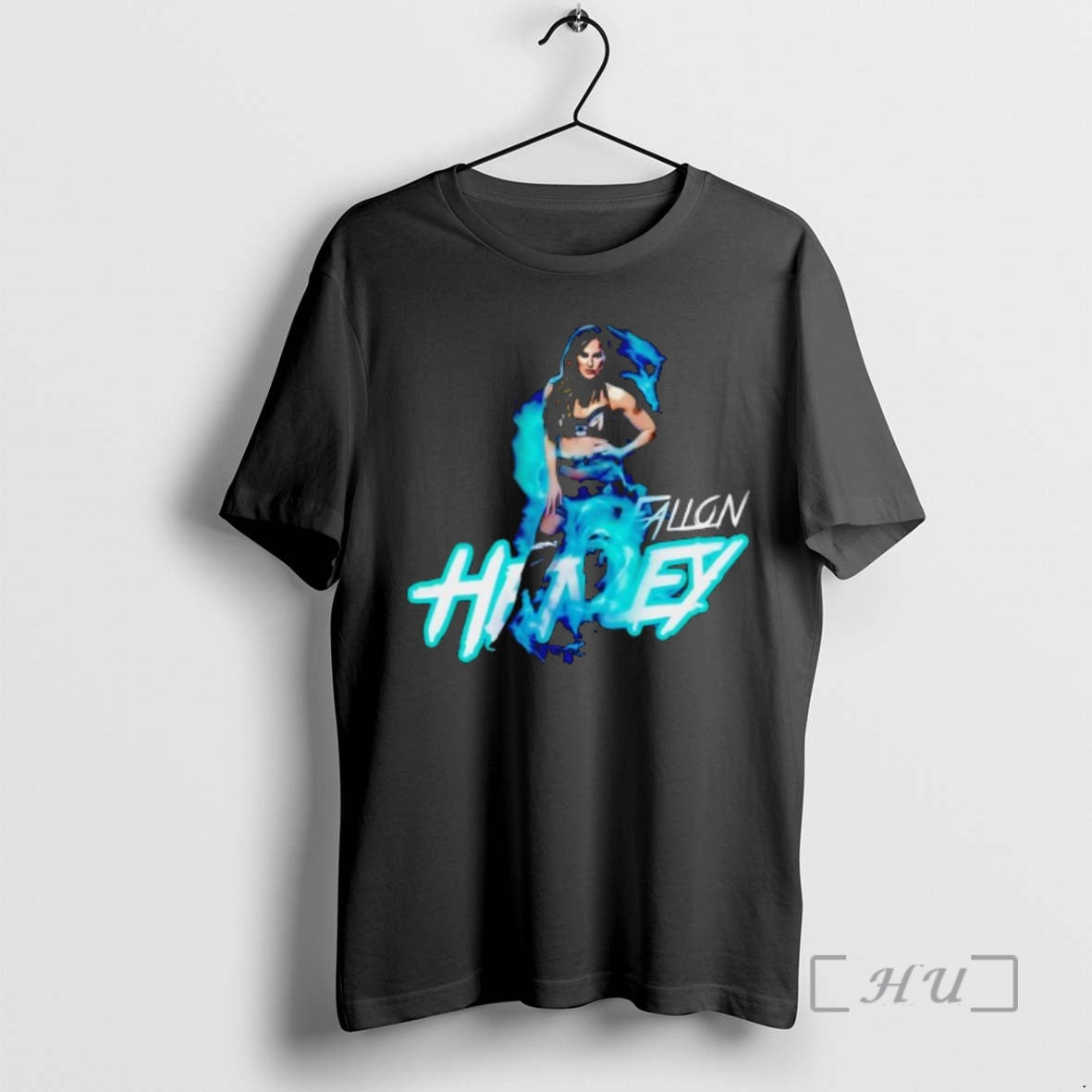 Officials Fallon Henley Teal Smoke And Portrait Wrestling Graphic