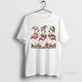 Officials Festive Christmas Flamingo Holiday Animal T Shirt Sweater