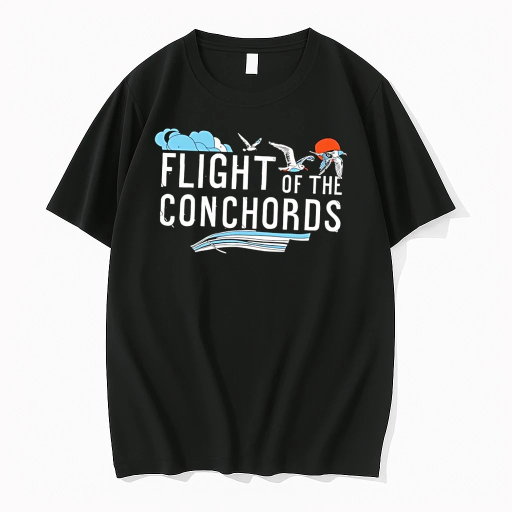 Officials Flight Of The Conchords Flying Birds Clouds Musical Design Black T Shirt Sweater