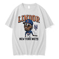 Officials Francisco Lindor New York Mets Caricature Tri Blend T Shirt Sweater