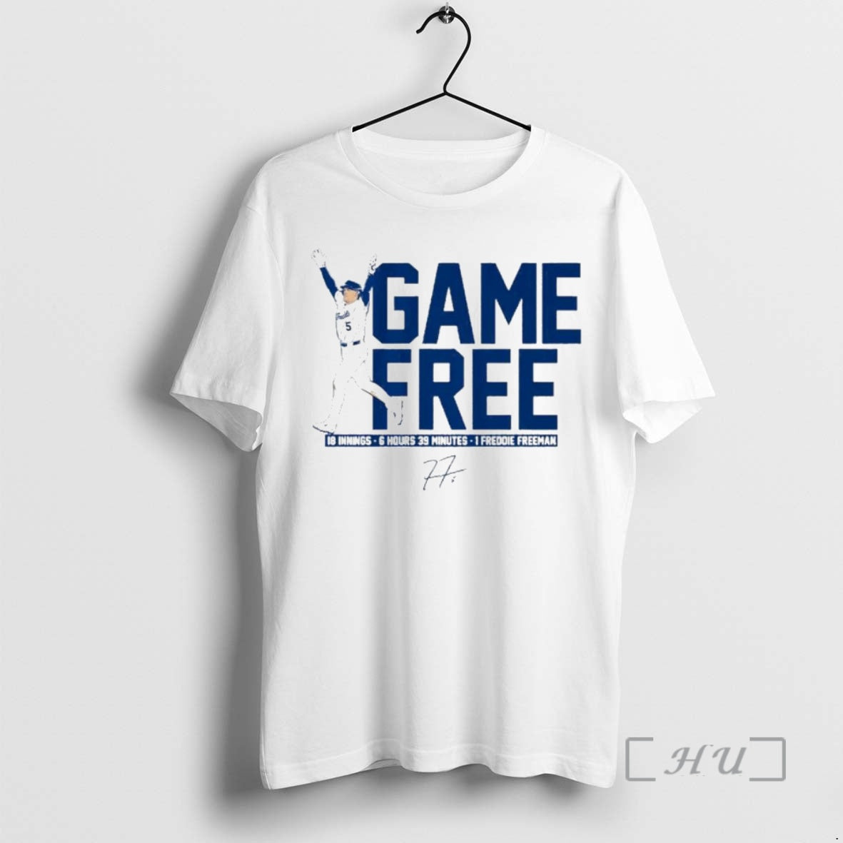 Officials Freddie Freeman Los Angeles Dodgers Mlb Game Free Walk Off Ornaments T Shirt Sweater