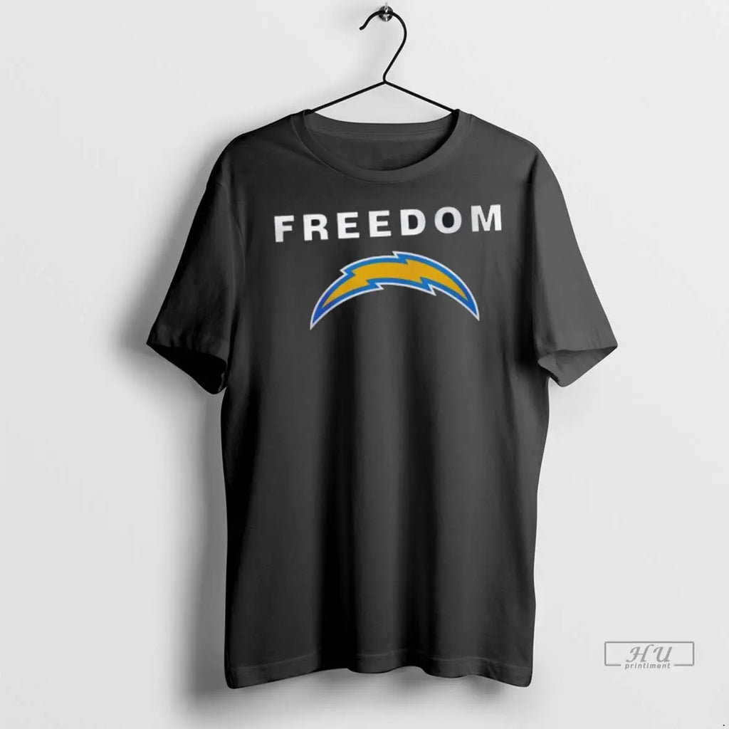 Officials Freedom Los Angeles Chargers Football Logo T Shirts