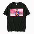 Officials Funny Football Pink American Flag Premium T Shirt