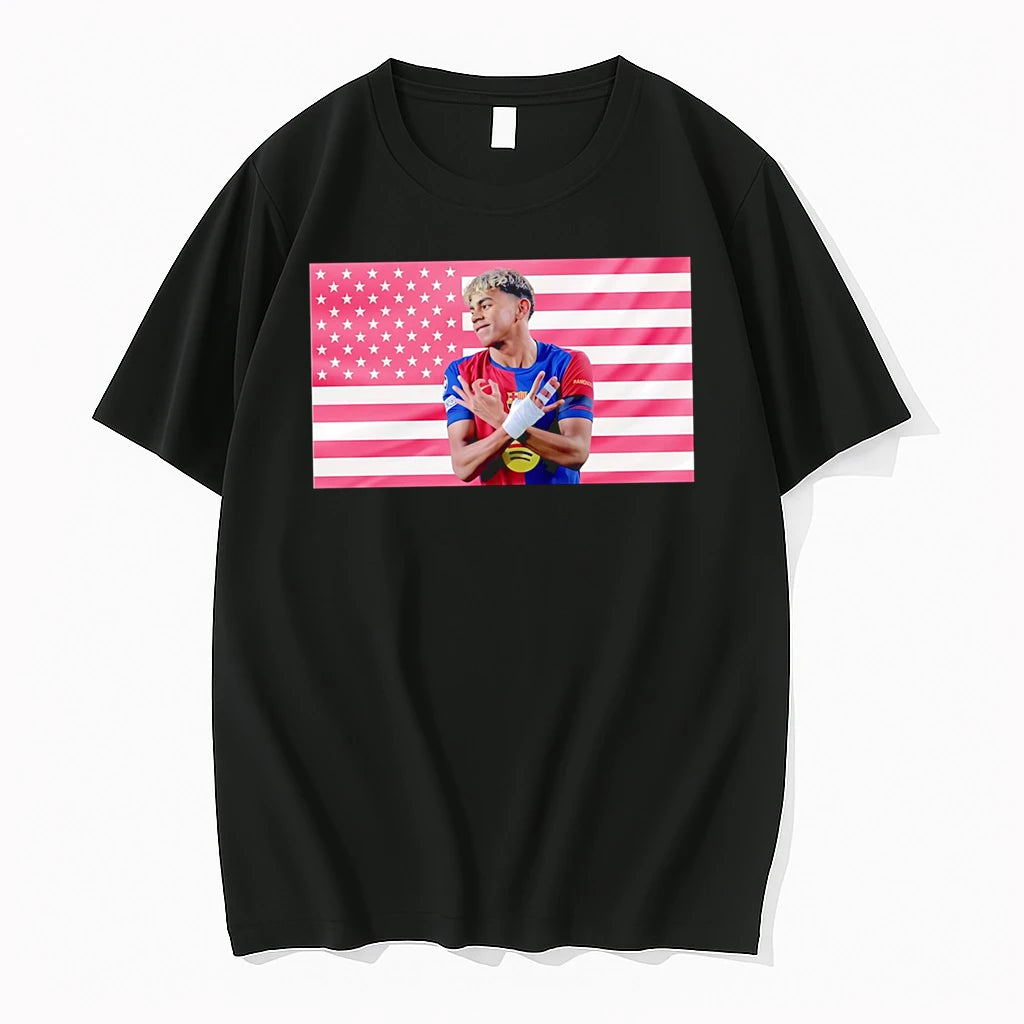 Officials Funny Football Pink American Flag Premium T Shirt