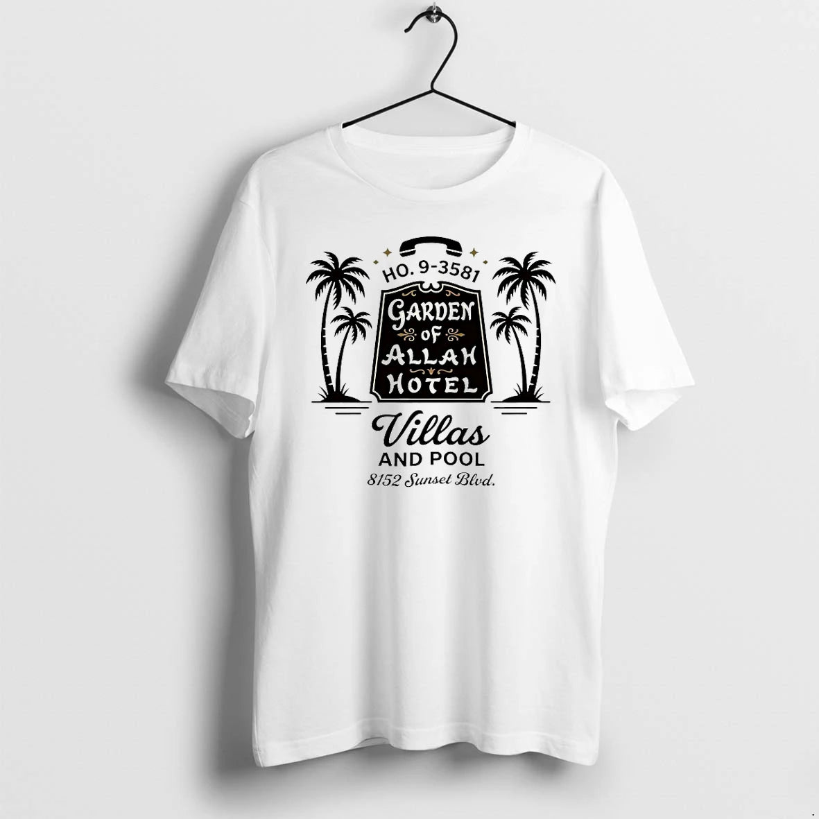 Officials Garden Of Allah Hotel Villas And Pool 8152 Sunset Blvd T Shirt Sweater